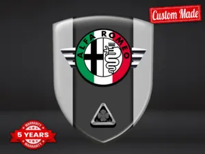 Alfa Romeo Adesivi Vinile su Misura Auto Lusso Eleganti Premium